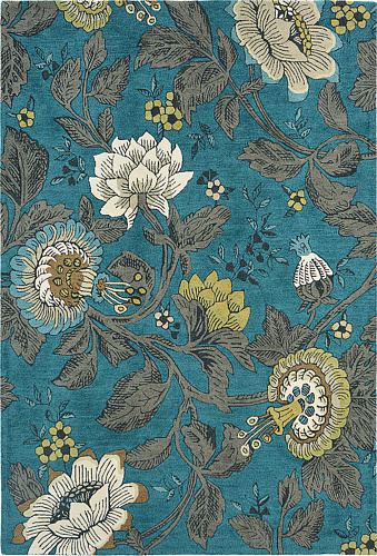 Килим преміум класу Passion Flower Teal 37117