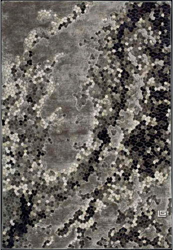 Оригинальный ковер Hive Silver & Grey