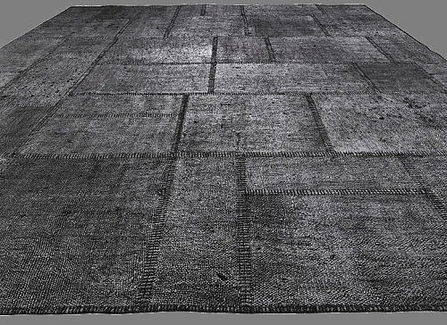 Ковер премиум класса Milano Lurex Black Silver Италия